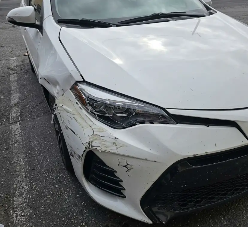 Before Auto Body Paint Repair